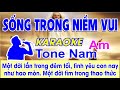 Sống Trong Niềm Vui Karaoke Tone Nam  - (St: Lm Nguyễn Duy) - Một đời lần trong đêm tối, tình yêu...