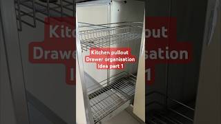 Kitchen pullout drawer organisation idea part 1 #kitchenorganizationideas #kitchenmakeover