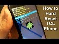 How to reset Frozen Android Phone - Hard Reset phone TCL - Super Easy