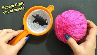 Best Reuse of Waste Tea Strainer | Strainer Craft Idea | Easy art n craft