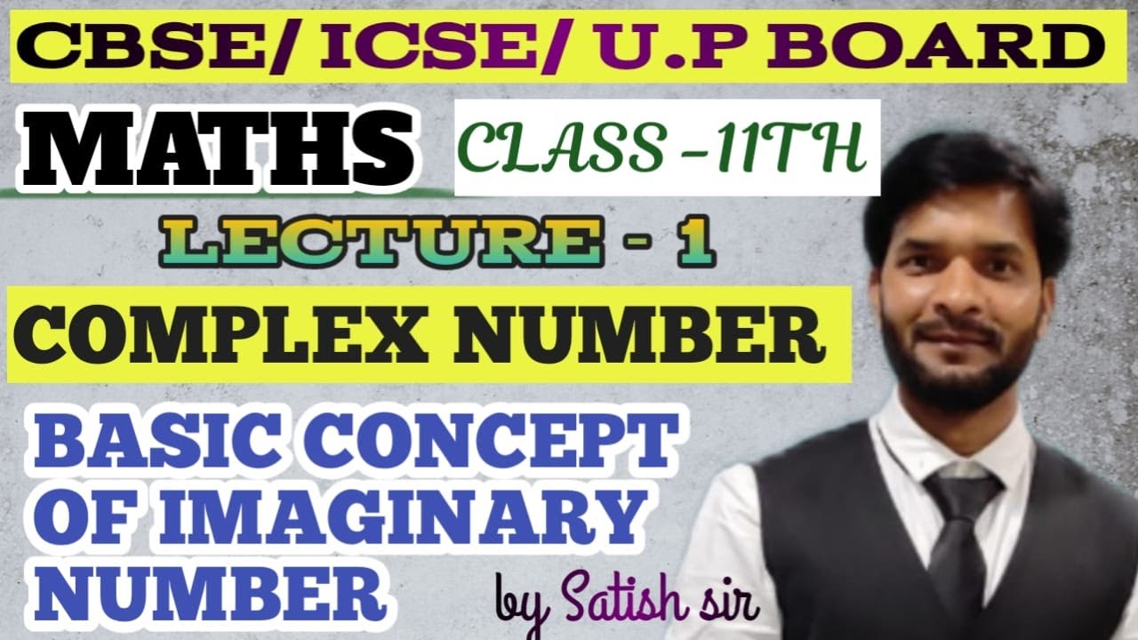 Complex Number Class 11 L 1 Maths Chapter 5 Youtube