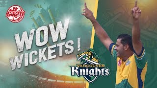Wow wickets | Vancouver Knights Vs Toronto Nationals | Match 1 Highlights | GT20 Canada 2019