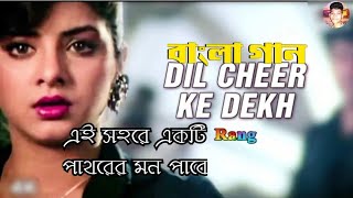 Dil Cheer Ke Dekh | Ei Shohore Ekti | Kamal S | Divya B | Rang (Hindi Version Bangla) Gan Amar Pran