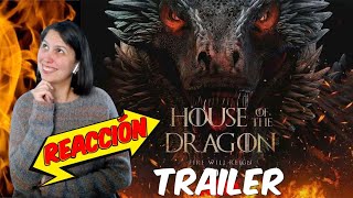 REACCIÓN al trailer de House of the Dragon | HBO Max | ¿Hay una reina antes que Daenerys?