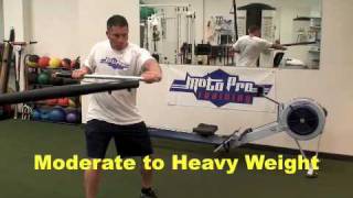 Concept II Rowing Core Bar Workout