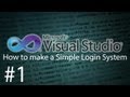 Visual Basic 2010: How to make a Simple Login