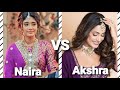 #sambhaviqueen #naira #hina 🤩Shivangi Joshi Aka 🤗Naira VS Hina Khan Aka 😍Akshra☺️in same look❤😉