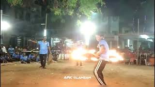 Aruppukottai Panguni Pongal 2021 Silambam video | Fire ring🔥