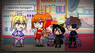 If the afton family meet a Karen || gacha club || afton family ||