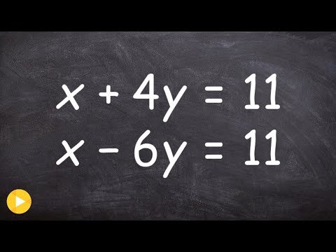 How to Find the Solution to a System by Using Elimination How to Find the Solution to a System by Using Elimination