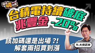 【大俠談投資#27】台積電、兆豐金持續下探，該加碼布局還是認賠出場！台積電跌破年線仍要參加除權息？！套牢族注意：大俠教解套兩招 ft.大俠武林《投資嗨什麼》