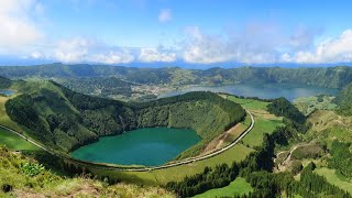 The Active Volcano in the Azores; Sete Cidades