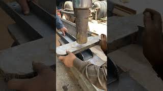 Amazing Hydraulic Pressure Press Work 🔥 #hydraulic #ironwork #mechanic