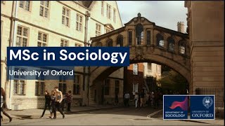 What is the MSc in Sociology? | Oxford Department of Sociology