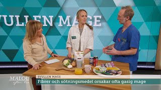 Doktorerna: Så blir du av med svullen och gasig mage - Malou Efter tio (TV4)