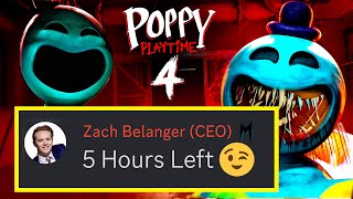 Poppy Playtime CHAPTER 4 - Officially 5 Hours Left!...(Mob Entertainment)