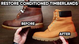 How to Restore Darkened Timberland Leather Boots | Complete Guide to Lightening \u0026 Unconditioning