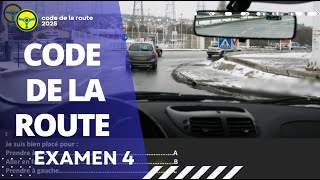 2025 Nouveau Test Code de la Route Série 4 - Préparez vous! 40 Questions