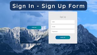 How to create Login and Registration form in HTML, CSS and JavaScript