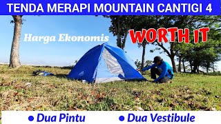 REVIEW TENDA MERAPI MOUNTAIN CANTIGI 4 MY HOME IN THE WILD