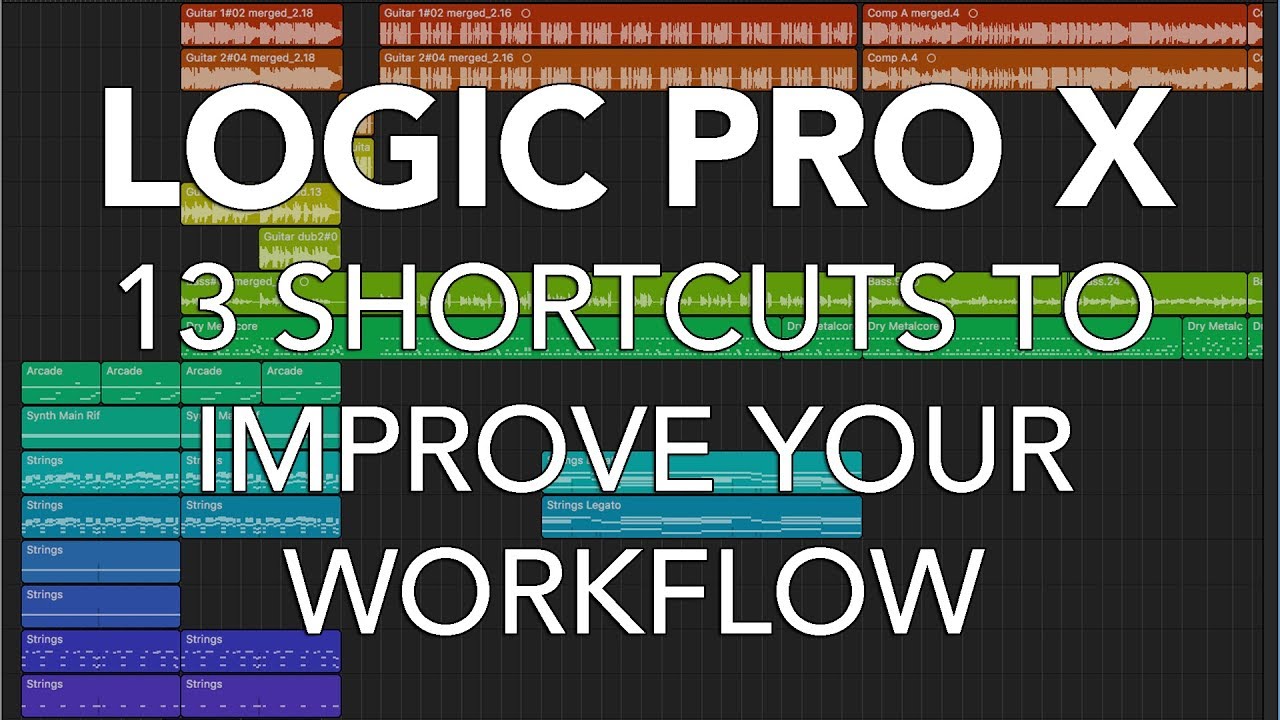 Logic Pro X Keyboard Shortcuts Printable