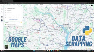 Demonstrating Data Scraping from Google Maps: A Portfolio Showcase