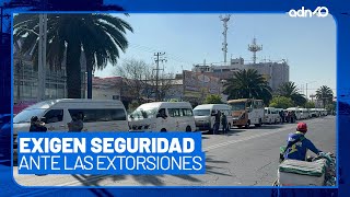 Transportistas del EdoMex inician marcha para exigir un alto a la inseguridad