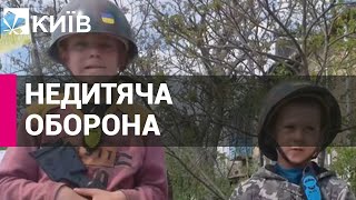 Двоє хлопчиків влаштували під Києвом блокпост