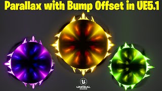 Parallax with Bump Offset in UE5 Material  👉 Trailer