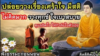 อย่ายึดติดกับสุข ใจไม่ทุกข์ สงบที่ใจเรา🙏ฟังธรรมะก่อนนอน(1041)9