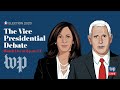 The vice-presidential debate between Kamala Harris and Mike Pence - 10/7 (FULL LIVE STREAM)