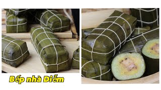 Bánh Tét Truyền Thống - Nhanh Gọn -  Thật Dễ - Cách Cột Dây Quá Đơn Giản | Bếp Nhà Diễm |