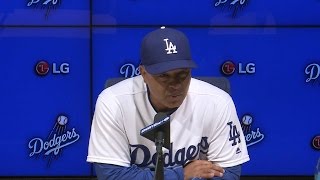 NYM@LAD: Roberts discusses Kazmir's outing, 4-2 loss