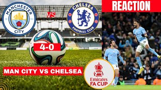 Man City vs Chelsea 4-0 Live Stream FA Cup Football Match Today Commentary Manchester Highlights