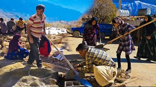 Making a Beautiful Fireplace by Fariba and Firouz