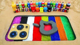 How to make Giant Rainbow iPhone 15 with Orbeez, Coca Cola, Monster, Fanta vs Mentos & Popular Sodas