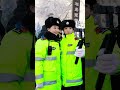 吉林市交警姊妹花 🌹 短褲 吉林市交警 虎牙警官 吉林 女警 警察