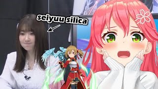 Miko Senang Bertemu Seiyuu SAO Yang Terkenal ( vtuber / hololive sub indo )