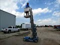 sold genie iwp 25sdc telescopic mast lift aerial work platform bidadoo.com