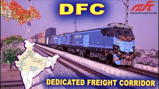 DFC | Dedicated Freight Corridor Rail Project 2021 | EDFC | WDFC, First Double Stack container train