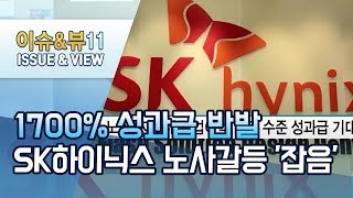 1700% 성과급 반발한 SK하이닉스 노사갈등 어떤 수순 밟을까? / 머니투데이방송 (뉴스)