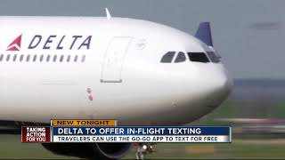 Delta to offer free in-flight messaging on flights