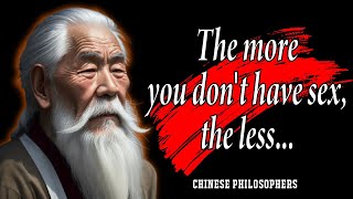 Chinese Philosophers' Life Lessons which are better known in youth to not to Regret in Old Age