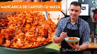 🍲 Mâncărică de cartofi cu varză călită 🥘 O rețetă genială de post 🥔 Șef Paul Constantin