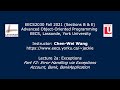 [HD] EECS2030 F21 - Lecture 2a - Part F2 - Error Handling via Exceptions (Bank)