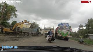 Petrapole India Bangladesh Border Rainy Day road trip from Kalyani via Chakdah Bongaon Jessore Road