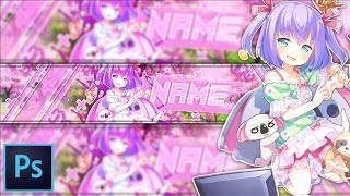 16 Free Anime Youtube Banner Psd Template Scene