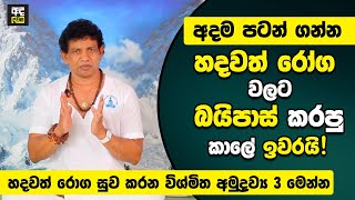 හදවත් රෝග වලට බයිපාස් කරපු කාලේ ඉවරයි! | හදවත් රොග සුව කරන අමුද්‍රව්‍ය 3 | Prevent from Bypass