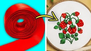 スパンコールの花 作り方
