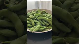 How to eat edamame💚วิธีกินถั่วแระญี่ปุ่น#Shorts